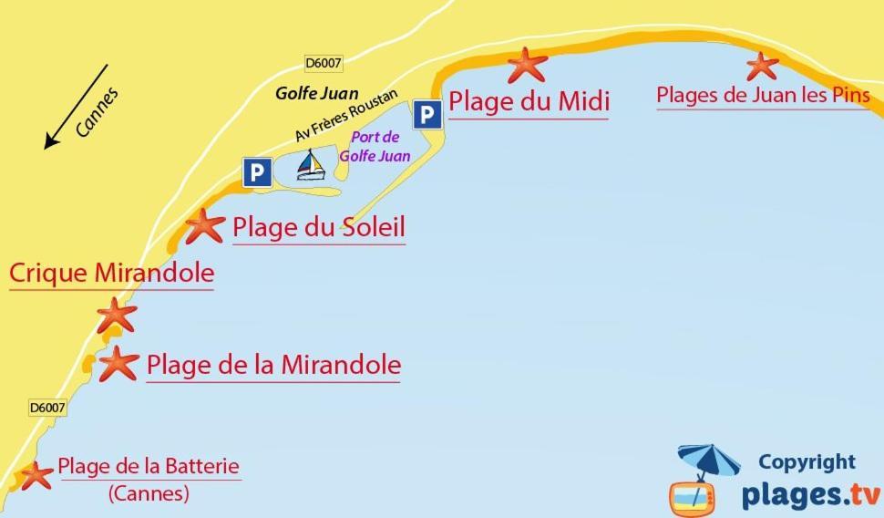 Safari Beach Golfe-Juan Kültér fotó